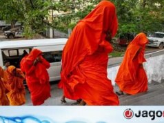 22 monges budistas presos com mais de 110 kg de maconha no Sri Lanka