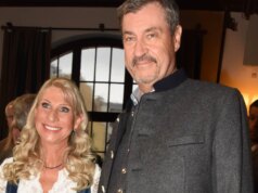 A esposa de Markus Söder compartilha informações privadas