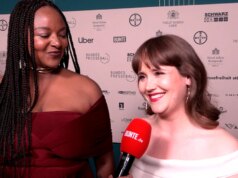 A política verde Ricarda Lang em palestra sobre dieta com BUNTE.de