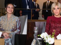 A rara aparição de Lalla Khadija e Brigitte Macron é surpreendente