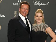 Arnold Schwarzenegger e Heather Milligan curtem um encontro noturno