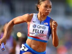 Atletismo: Aos 40 anos, a velocista americana Alison Felix quer sair da aposentadoria para disputar os Jogos de Los Angeles em 2028.