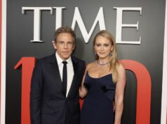 Ben Stiller e Christine Taylor brilham na gala “TIME100”