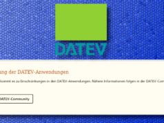 Datev: As inscrições são interrompidas a partir da noite de terça-feira