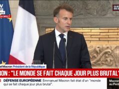 Defesa europeia: Emmanuel Macron relata um “mundo que se torna mais brutal e instável a cada dia”.