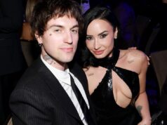 Demi Lovato e Jutes cantam sua música de casamento durante show em Nova York