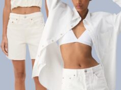 Deve ter base no verão de 2026? Shorts jeans brancos, claro