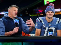 Drake Maye, dos Patriots, apoiou o técnico Mike Vrabel em meio ao escândalo