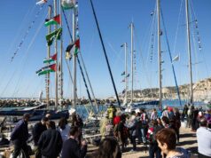 Paris: Uma manifestação foi organizada esta quinta-feira para exigir a libertação de activistas pró-Gaza detidos por Israel