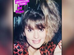 Foto dos anos 80: a estrela de “Rosenheim Cops” Karin Thaler está irreconhecível.