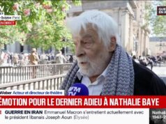 Funeral de Nathalie Bey: “Uma cerimônia simples à imagem dela”, descrita pelo ator Jack Webber