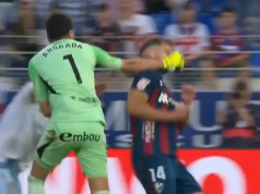 Futebol: a impressionante e violenta perda de um goleiro na Espanha (vídeo)