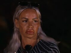 Gina-Lisa Lohfink ameaça um concorrente