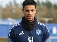 HSV: Robert Glatzel chateado com a falta de tempo de jogo