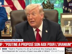 Irã: “Vladimir Putin me disse que gostaria de participar no enriquecimento de urânio se puder nos ajudar a consegui-lo”, anuncia Donald Trump