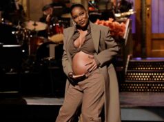 Keke Palmer revela barriguinha de bebê durante seu monólogo de abertura do ‘Saturday Night Live’