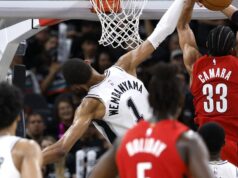 NBA: Victor Wembanyama, autor de um contra-ataque incrível contra Portland, nem mesmo seu pai consegue acreditar no que vê