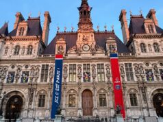 PSG-Bayern de Munique: O Paris Hall é decorado com as cores do clube da capital