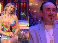 Para o “Show de Giovanni Zarrella”: o pai acometido de câncer de Anna-Carina Woitschack vem se apresentar