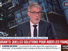 Preços dos combustíveis: “Aqueles que já não vão de férias estão a pagar esta crise”, estima Olivier Faure, primeiro secretário do Partido Socialista.