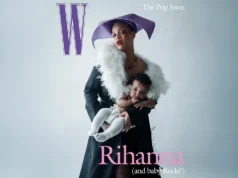 Primeira foto em 7 meses – Rihanna faz do bebê Rocki uma garota da capa