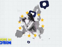 Qual é o grau de participação dos jovens europeus na vida cívica e política online?