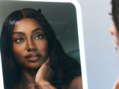 Quebrando o espelho de beleza da SWAN atrás do vestido de despedida de solteira da Acquired Style