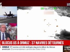 Segundo o Comando Central dos EUA, 37 navios foram redirecionados para o Estreito de Ormuz desde o início do bloqueio.