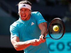 Torneio de tênis em Madrid: Zverev supera ponto fraco: terceira rodada com vitória em três sets