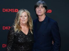 Uma rara visão de Jogi Löw e sua esposa Daniela em Munique – o casal está separado desde 2016.