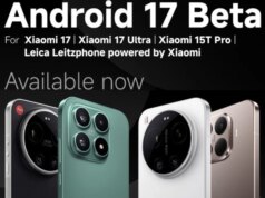 Xiaomi revelou os quatro principais modelos para a fase de testes do Android 17