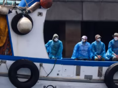 A evacuação de passageiros do MV Hondius já começou e continuará até a tarde de segunda-feira