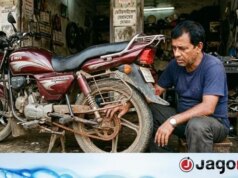 Algumas partes da bicicleta podem enferrujar com a chuva, o que você deve fazer