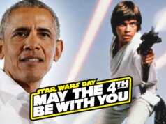 Barack Obama + Luke Skywalker = Star Wars Day 2026: “Forte, as piadas do pai estão na moda!”