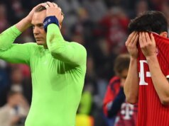 Bayern falha frente ao PSG na Liga dos Campeões: “Sim, dói”