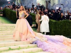 Blake Lively chega ao tapete do Met Gala horas depois de Justin Baldoni resolver o terno ‘It Ends With You’