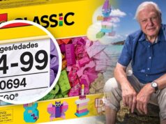 Blocos de fixação – A Lego aumentou o limite de idade de Sir David Attenborough para marcar o 100º aniversário de Sir David Attenborough.