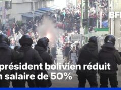 Bolívia: Enfrentando confrontos violentos entre manifestantes, presidente anuncia corte de 50% nos salários