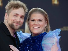 Casamento de celebridades: a estrela da ARD Gisa Fleck e Knud Rippen se casaram