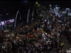Celebração da coroa Binokasih em Sumedang ao vivo em comemoração
