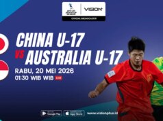 China x Austrália lutam por ingressos para a final da Copa Asiática Sub-17 da AFC de 2026, assista no VISION +