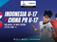 Começa a Copa Asiática Sub-17 da AFC! Primeira partida Indonésia x China ao vivo no VISION +