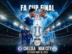 Cronograma da final da Copa da Inglaterra: Manchester City x Chelsea
