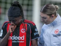DFB Feminina: Temporada encerrada para Anomie – Frankfurt anuncia diagnóstico