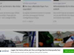 Em seu próprio nome: defina heise online como recurso preferencial no Google