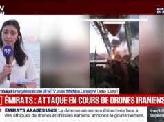 Emirados Árabes Unidos: Defesa aérea ativada diante de ataques iranianos de drones e mísseis