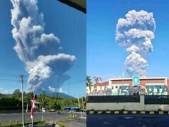 Erupção vulcânica na Indonésia, três alpinistas morreram