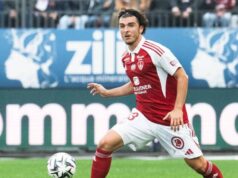 Estádio de Brest. “Mesmo que não tenhamos um jogo, temos que nos divertir em campo”, lamenta Joris Chotard