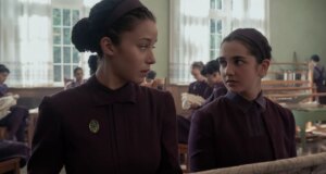 Estrela de ‘Os Testamentos’ naquele último episódio violento: “Ele está pulando. Eu nem o reconheci”