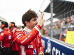 F1. Charles Leclerc acabou caindo para o 8º lugar no Grande Prêmio de Miami depois de ser penalizado 20 segundos após a chegada.
